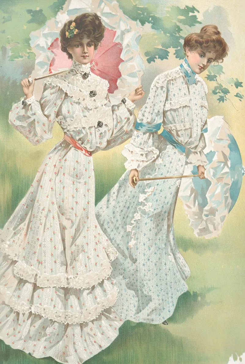 Chaine Leno Mercerized Wall Art by H. B. Claflin - High-Resolution Digital Print