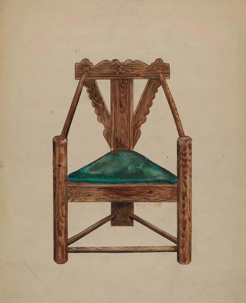 Chair 107 Wall Art by Thomas J. Eliot - High-Resolution Digital Print