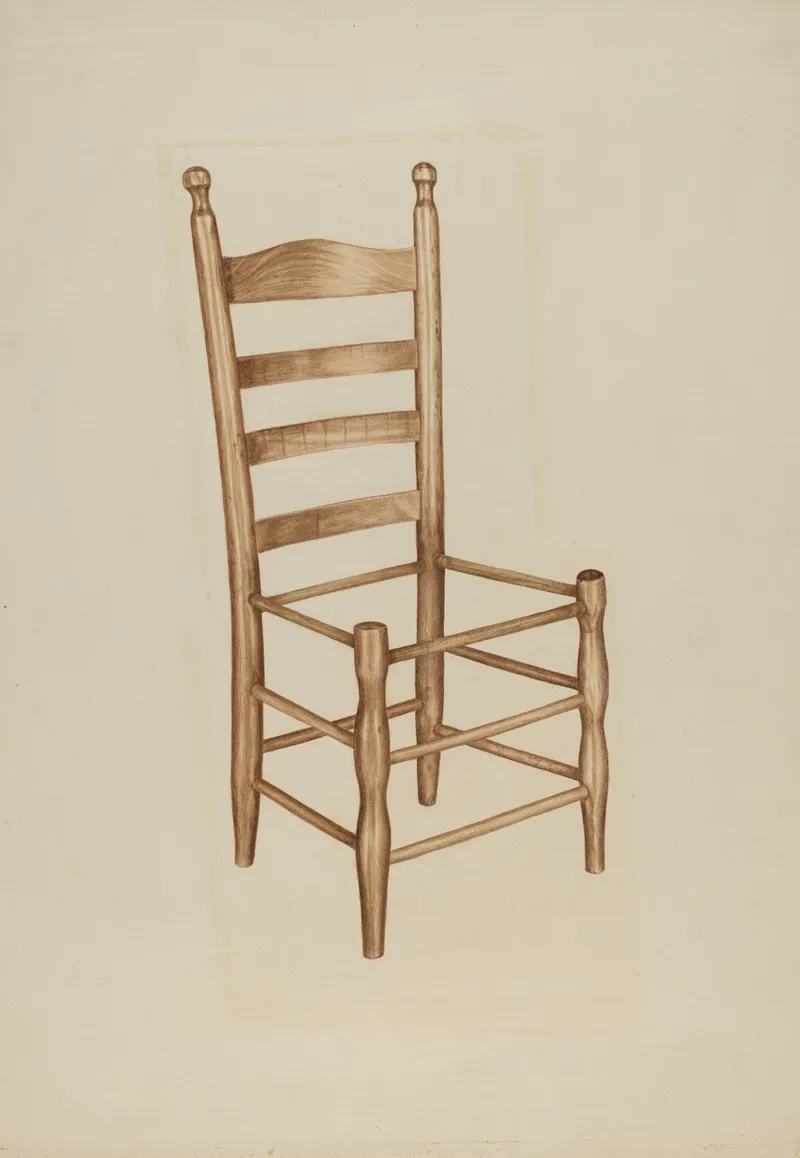 Chair 82 Wall Art by Louita Gourley - High-Resolution Digital Print