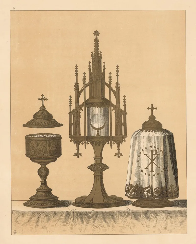 Chalice And Paten Monstrance Veiled Chalice