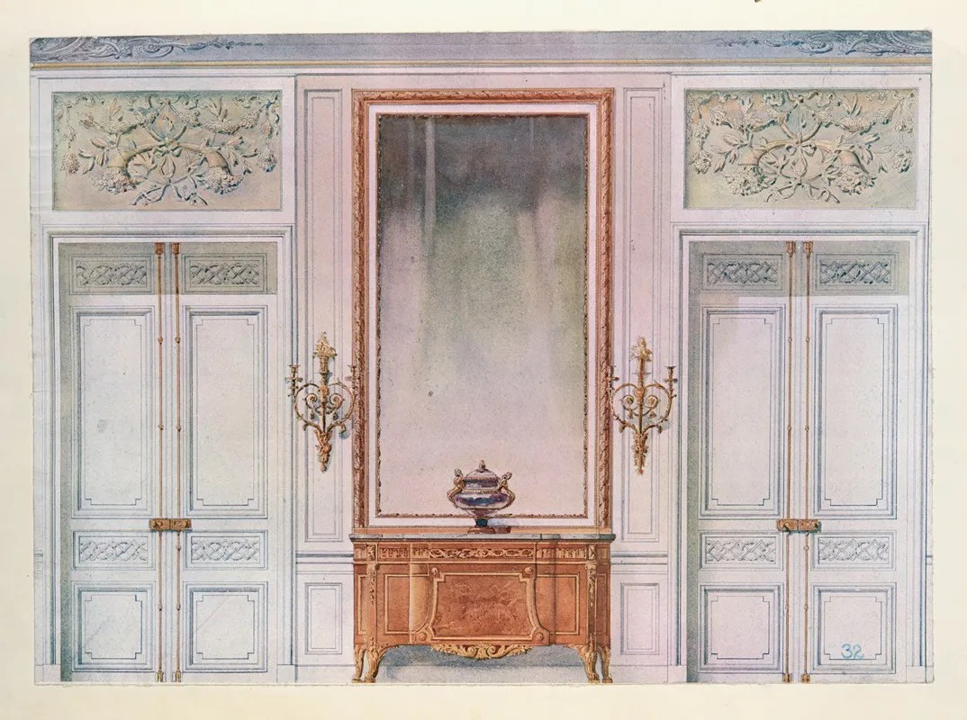 Chambre A Coucher Louis Xvi Face Des Portes