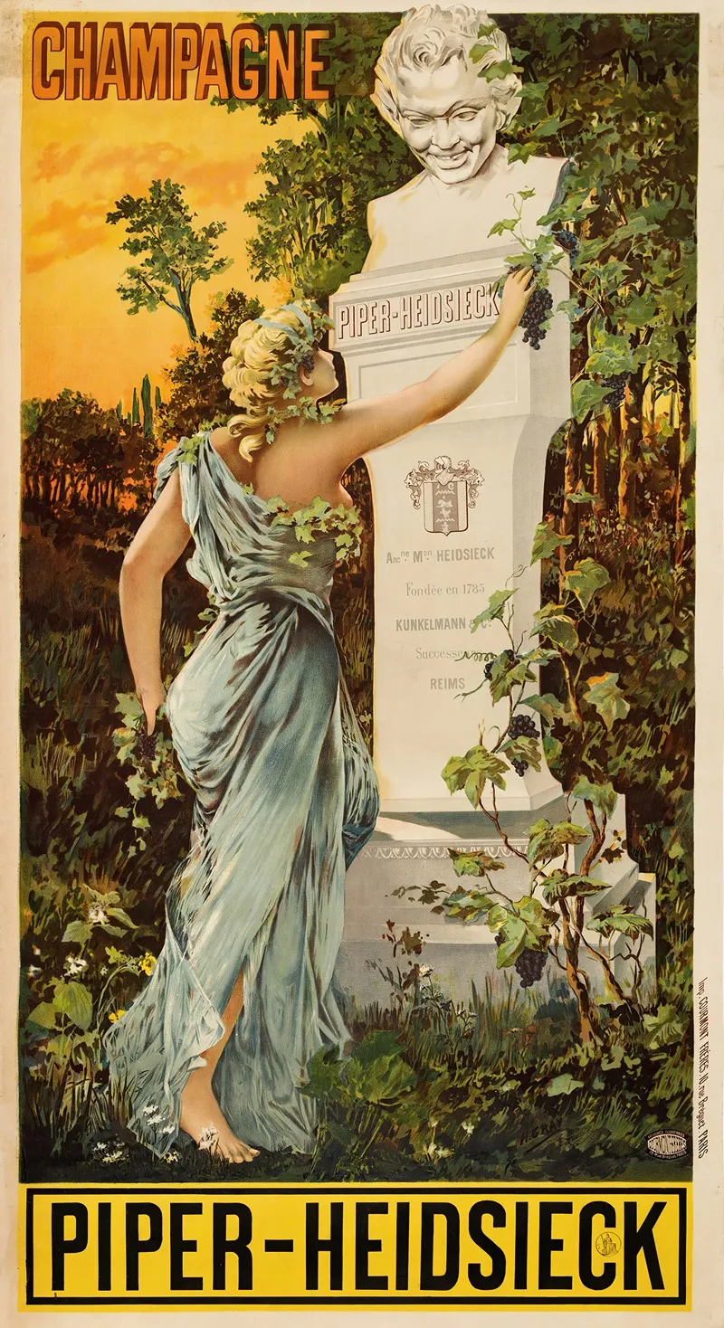 Champagne Piper Heidsieck Wall Art by Anonymous - High-Resolution Digital Print