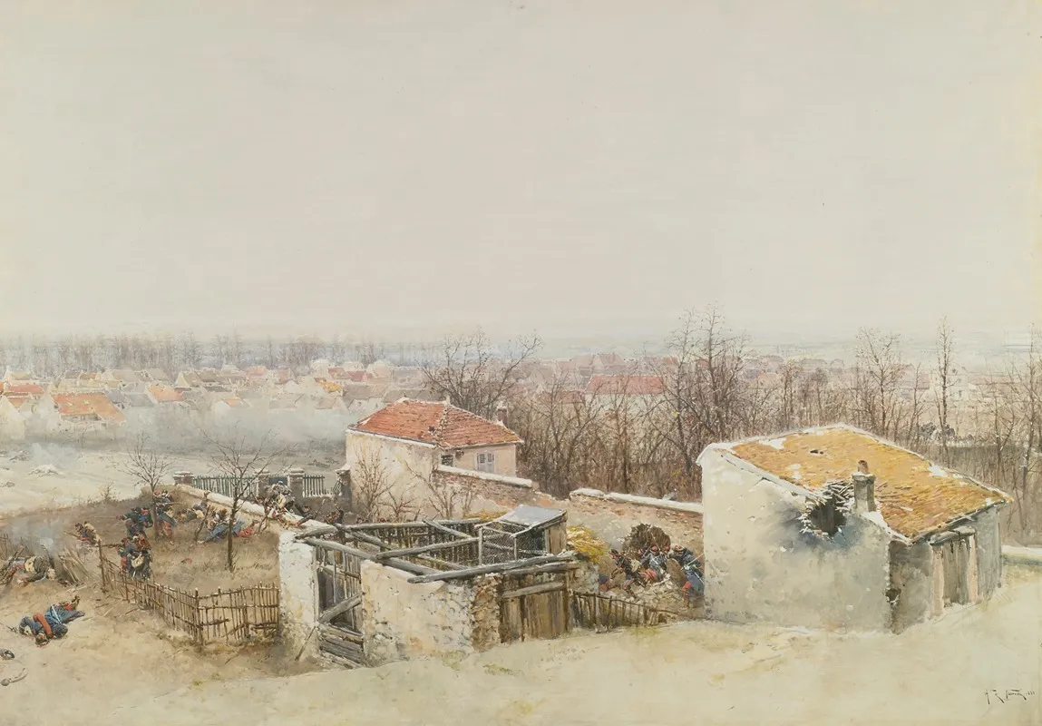 Champigny A Study For The Panorama Of The Battle Of Champigny