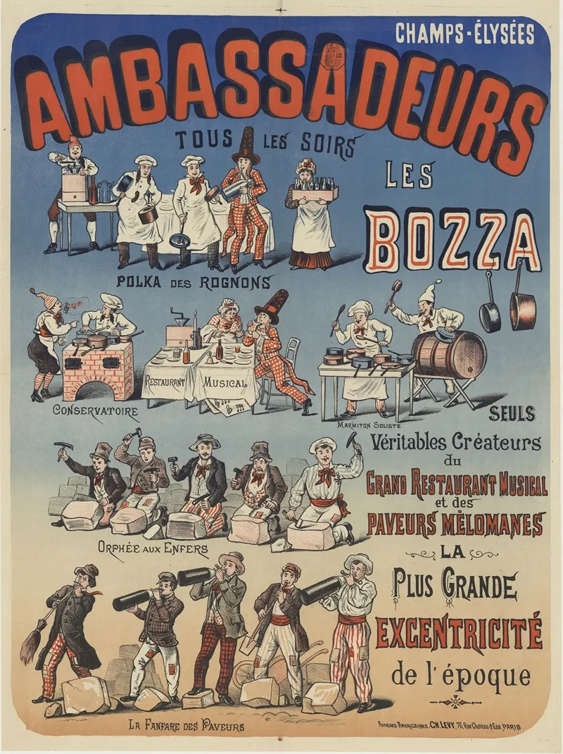 Champs Elysees Ambassadeurs Tous Les Soirs Les Bozza