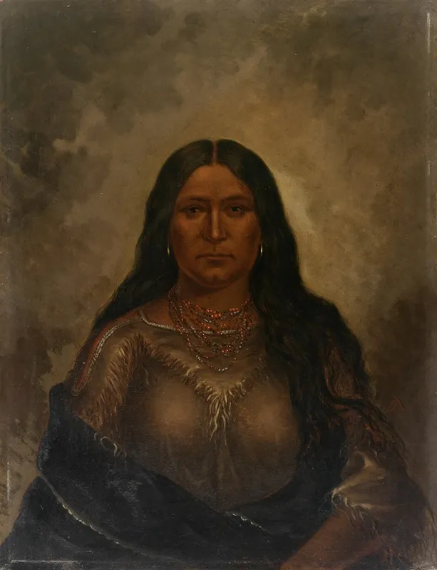 Chan Ku Wash Te Mine Good Road Woman Wall Art by Antonio Zeno Shindler - High-Resolution Digital Print