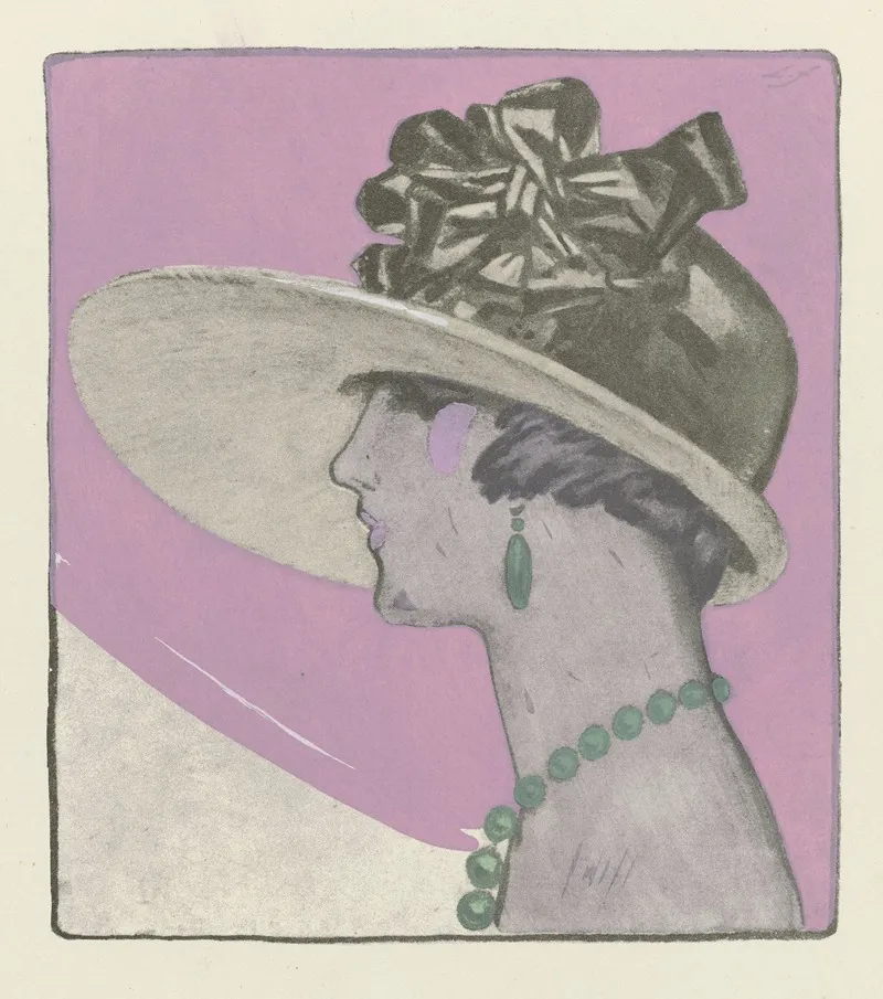 Chapeau De Camille Roger Wall Art by Llano Florez - High-Resolution Digital Print