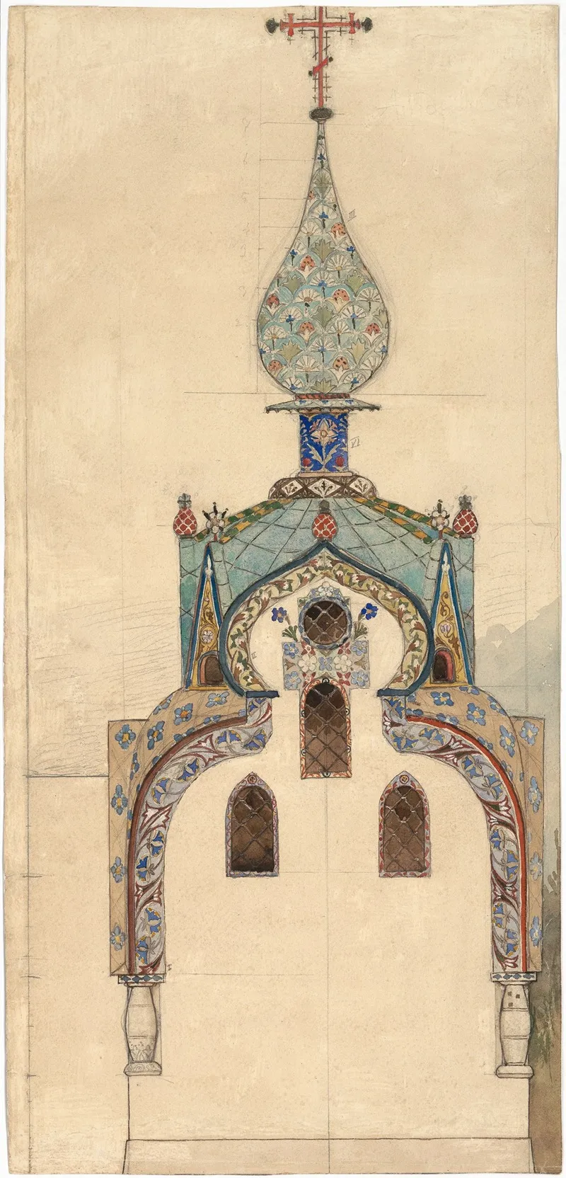 Chapel On The Grave Of Andrey Mamontov 1869 1891 In Abramtsevo