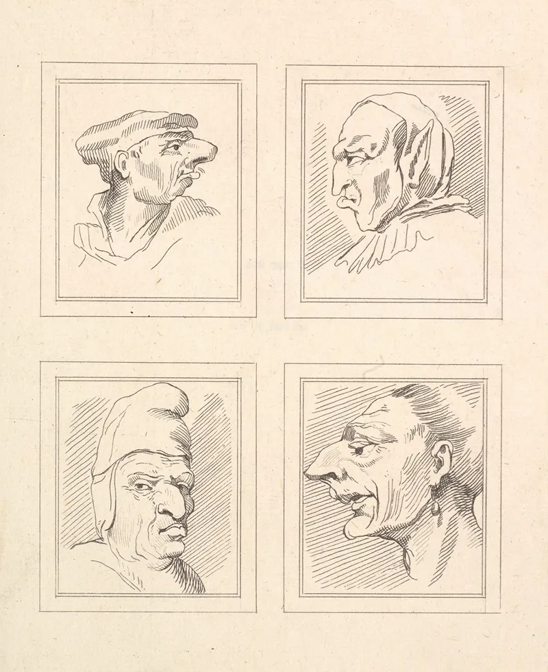 Characaturas By Leonardo Da Vinci Pl 07