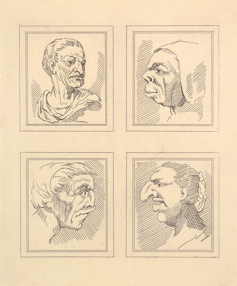 Characaturas By Leonardo Da Vinci Pl 08