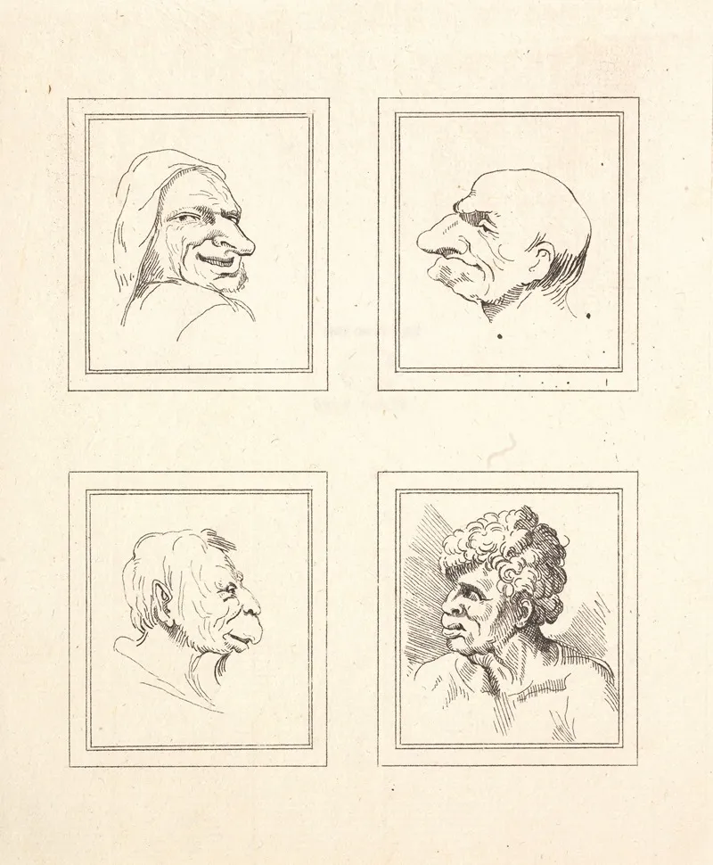 Characaturas By Leonardo Da Vinci Pl 10