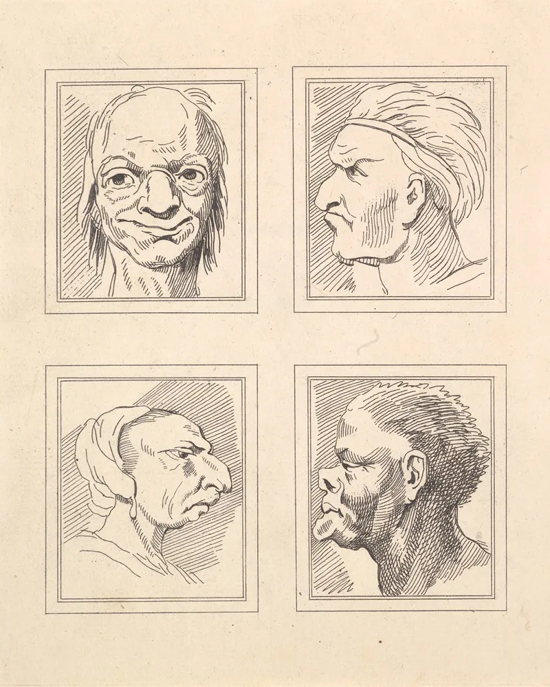 Characaturas By Leonardo Da Vinci Pl 12
