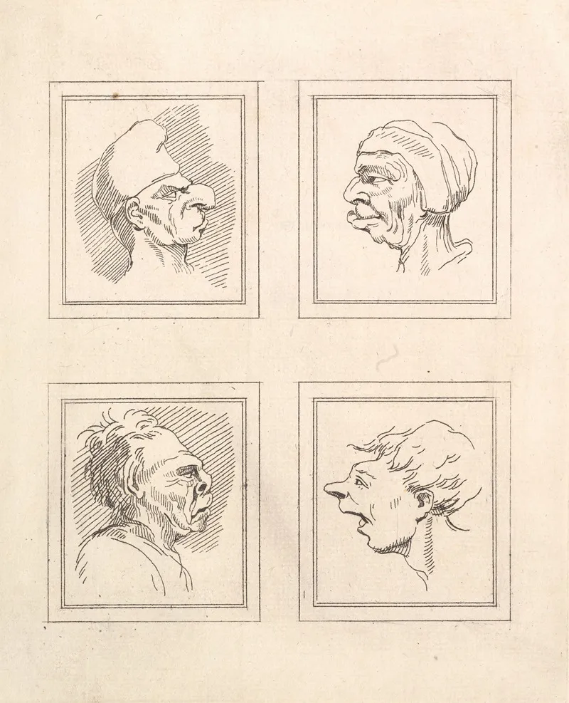 Characaturas By Leonardo Da Vinci Pl 13