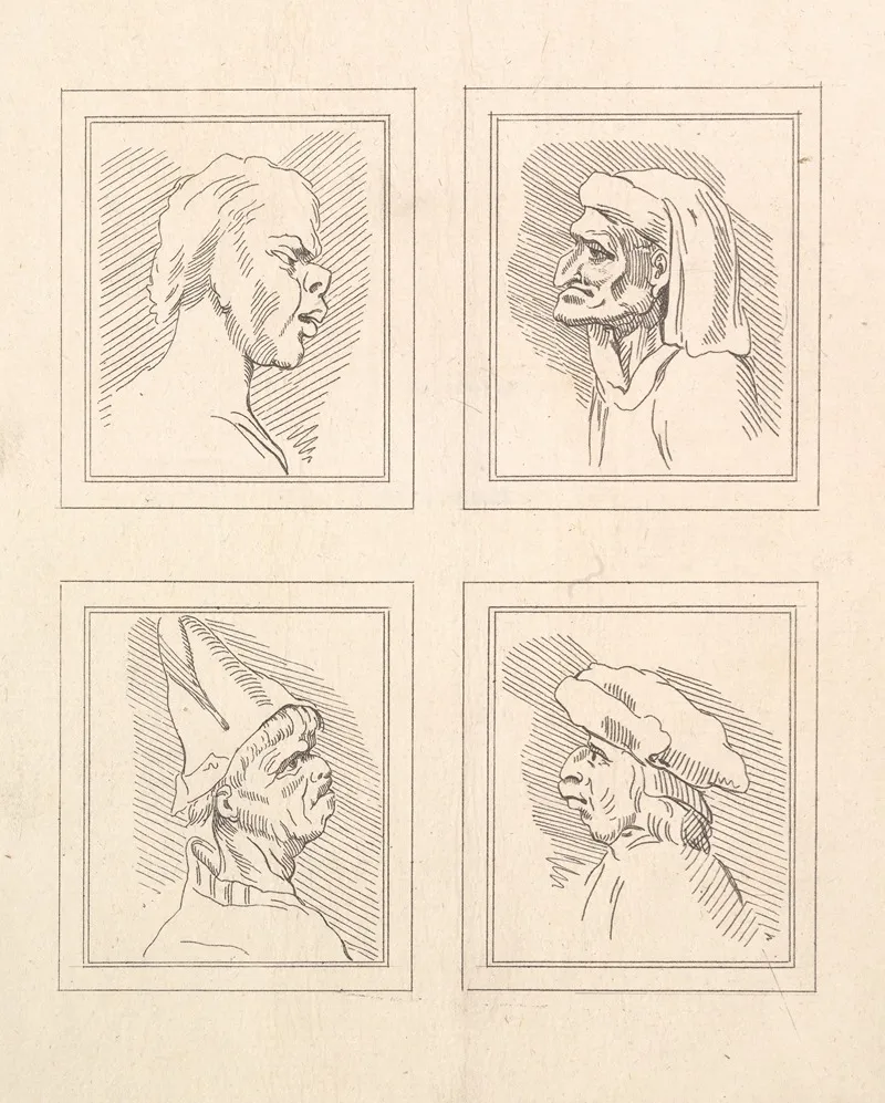 Characaturas By Leonardo Da Vinci Pl 14