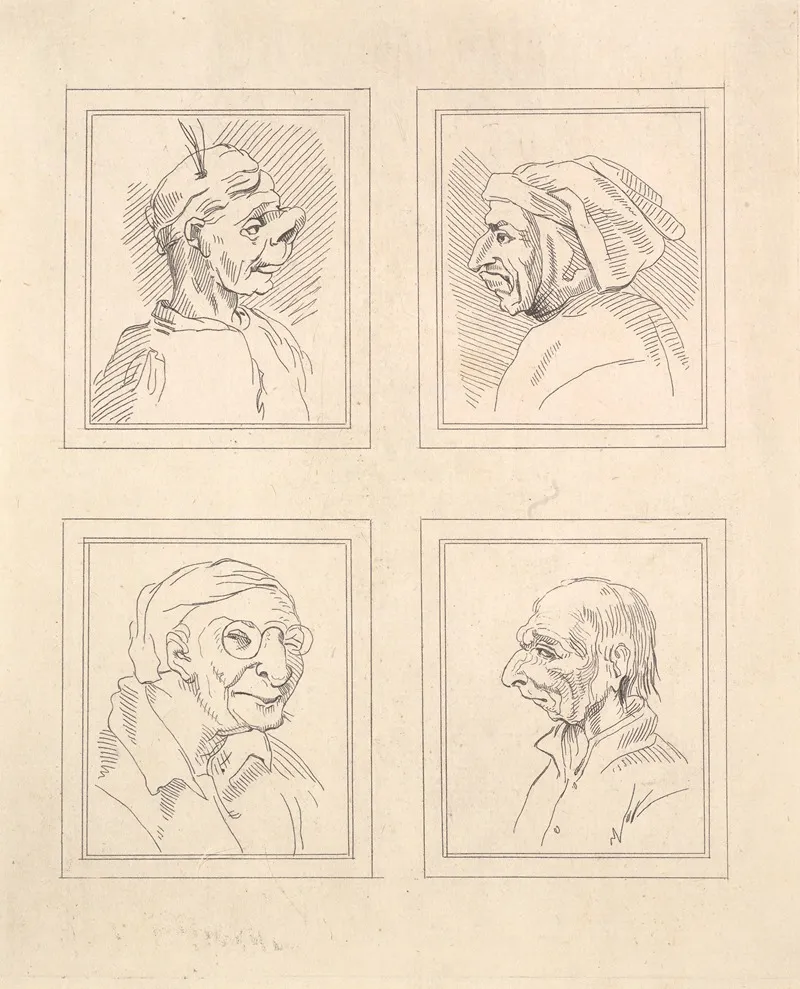 Characaturas By Leonardo Da Vinci Pl 16