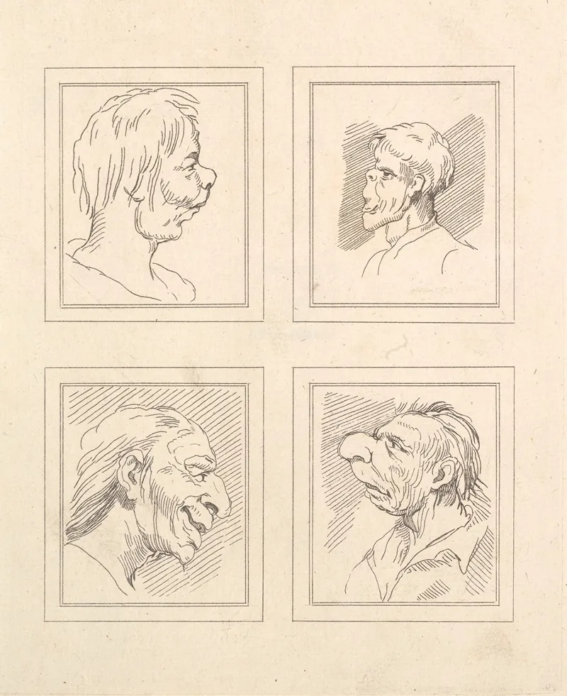 Characaturas By Leonardo Da Vinci Pl 17
