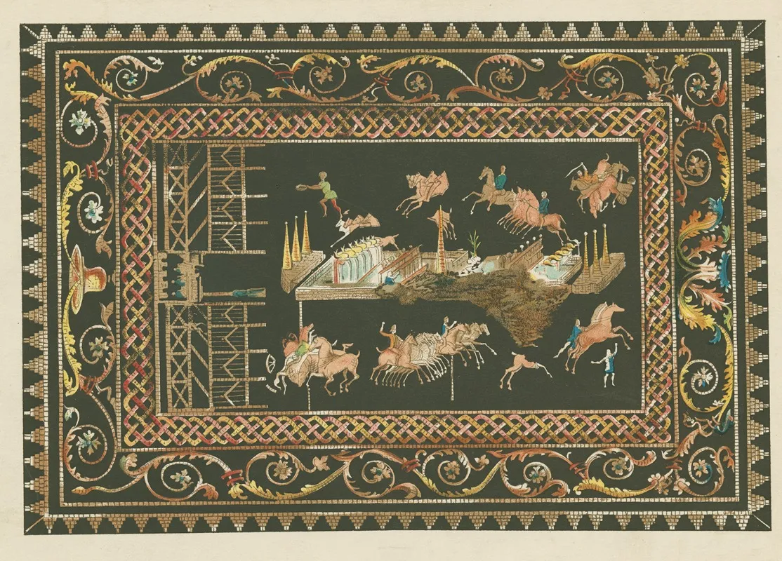 Chariot Race 2 Wall Art by P. Sellier - High-Resolution Digital Print