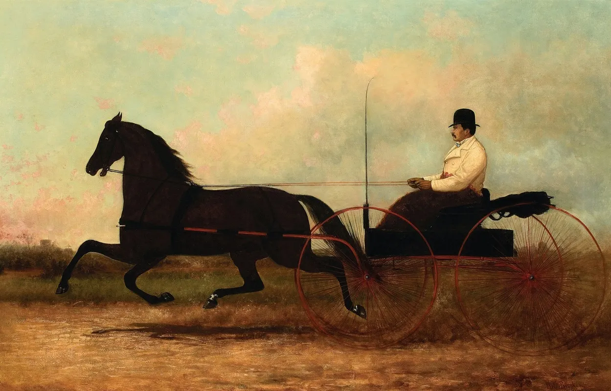 Chariot Wall Art by Henry Collins Bispham - High-Resolution Digital Print