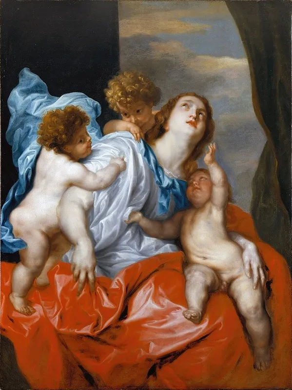 Charity 8 Wall Art by Anthony van Dyck - High-Resolution Digital Print
