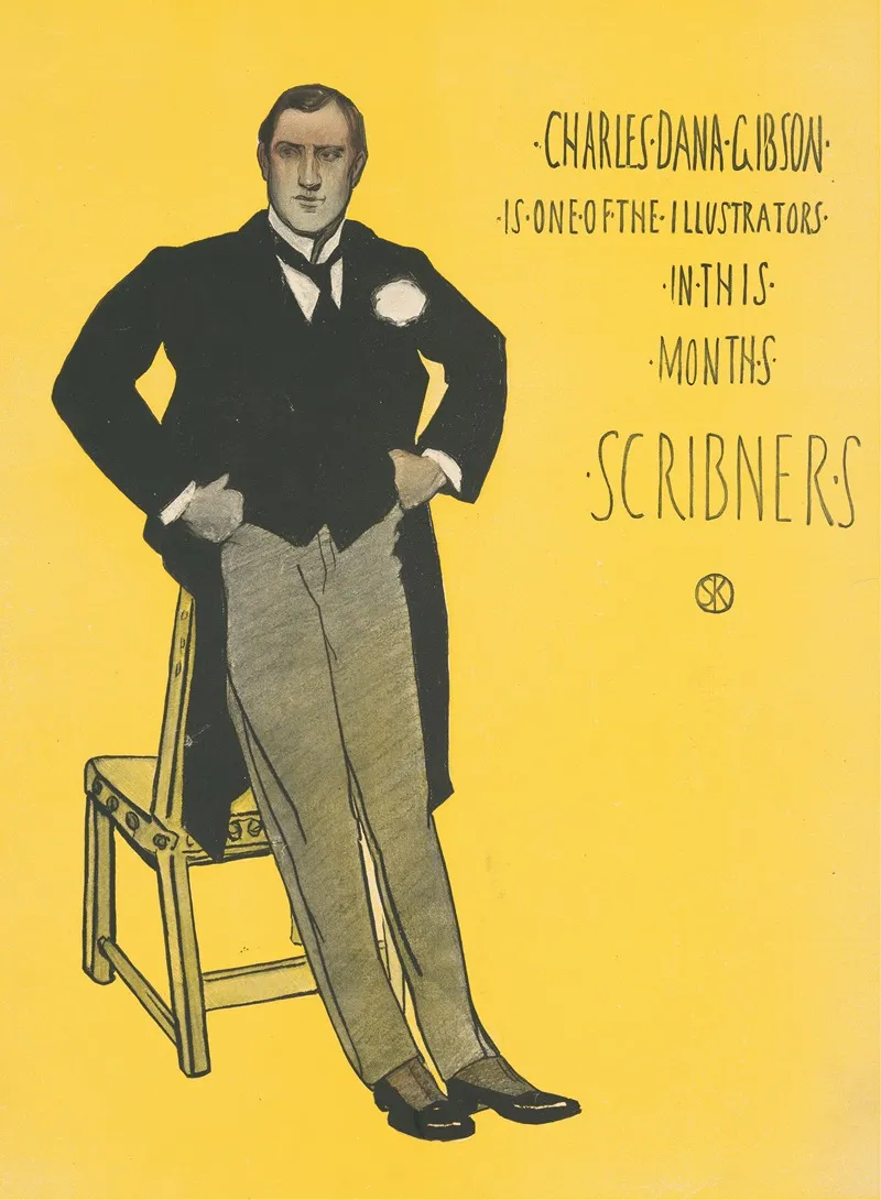 Charles Dana Gibson Is One Of The Illustrators In This Months Scribners