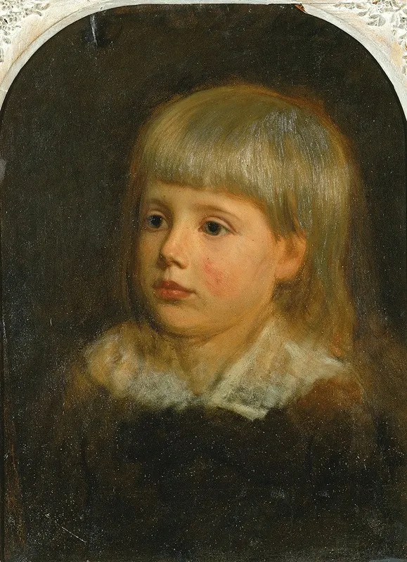 Charles Downing Lay Portrait Of The Artists Son Wall Art by Oliver Ingraham Lay - High-Resolution Digital Print