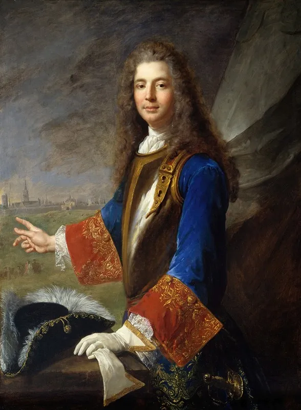 Charles Francois Marie De Custine Chevalier De Wiltz Wall Art by Alexis Simon Belle - High-Resolution Digital Print