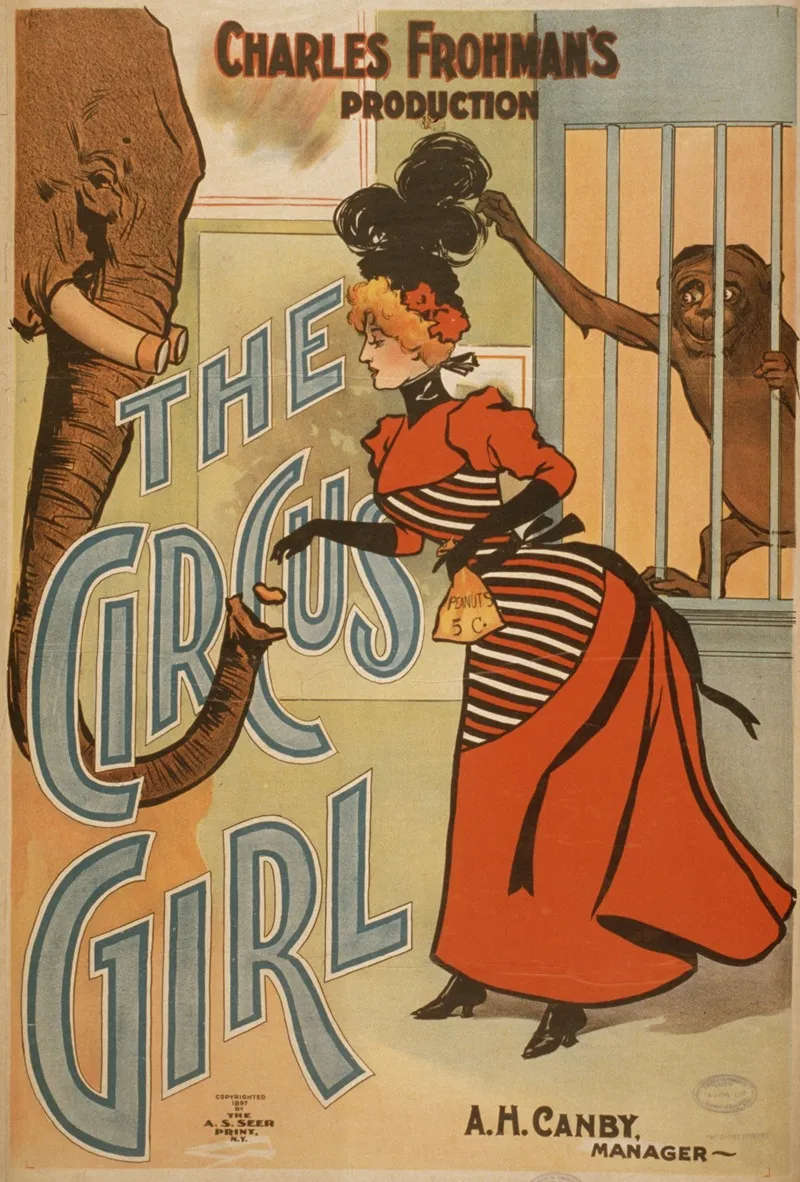 Charles Frohmans Production The Circus Girl 2 Wall Art by Anonymous - High-Resolution Digital Print