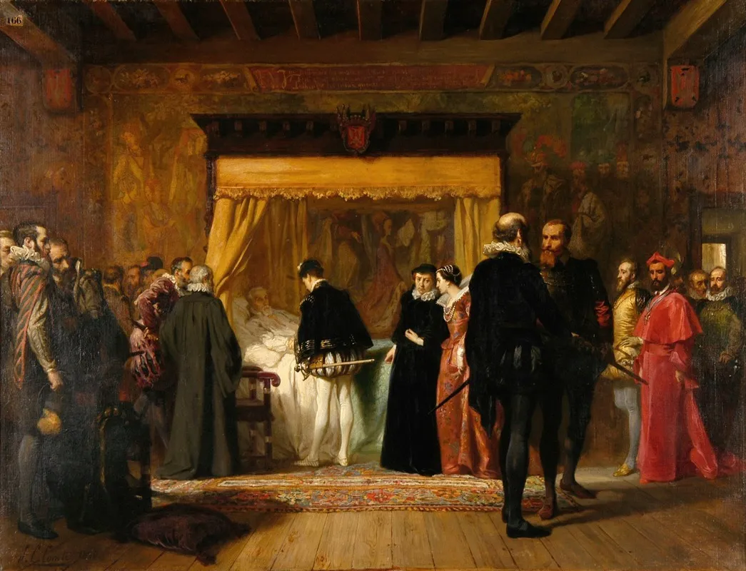 Charles Ix Chez Coligny Wall Art by Pierre-Charles Comte - High-Resolution Digital Print