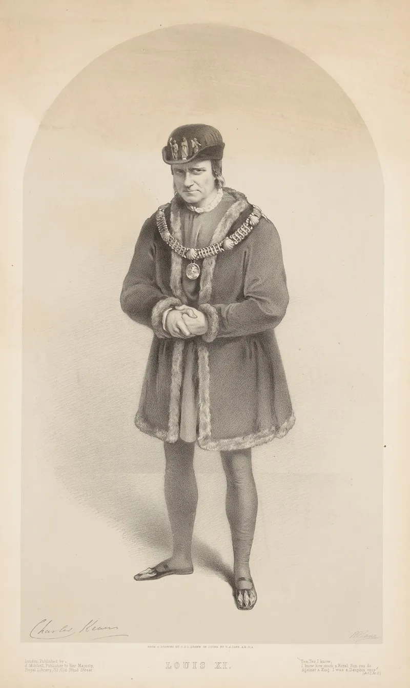 Charles Kean As Louis Xi Wall Art by Richard James Lane - High-Resolution Digital Print