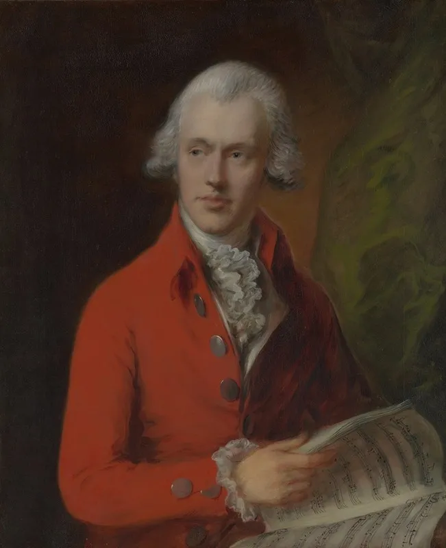 Charles Rousseau Burney 1747 1819 Wall Art by Thomas Gainsborough - High-Resolution Digital Print