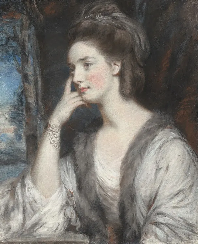 Charlotte Lady Watkin Williams Wynn Wall Art by Daniel Gardner - High-Resolution Digital Print