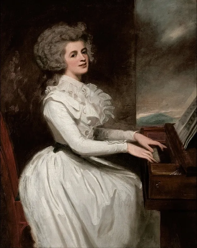 Charlotte Mrs Thomas Raikes Wall Art by George Romney - High-Resolution Digital Print