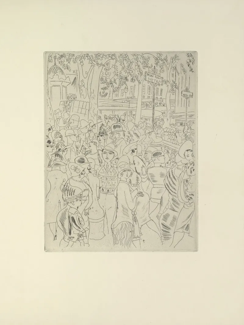 Chas Laborde Boulevard Des Capucines Wall Art by Paul Valéry - High-Resolution Digital Print