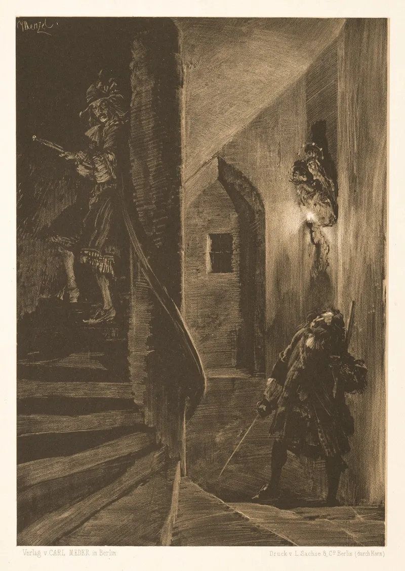 Chase On The Winding Staircase