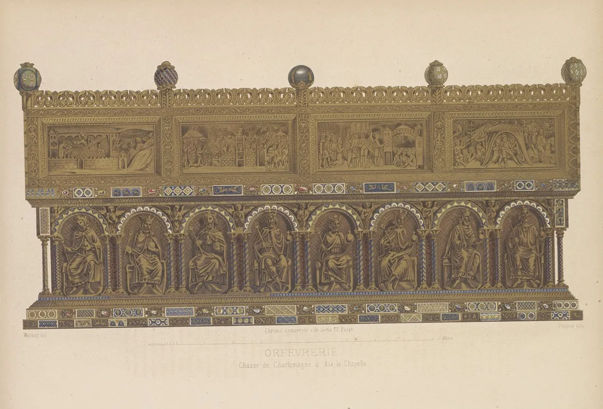 Chasse De Charlemagne A Aix La Chapelle Wall Art by Joseph Rose Lemercier - High-Resolution Digital Print