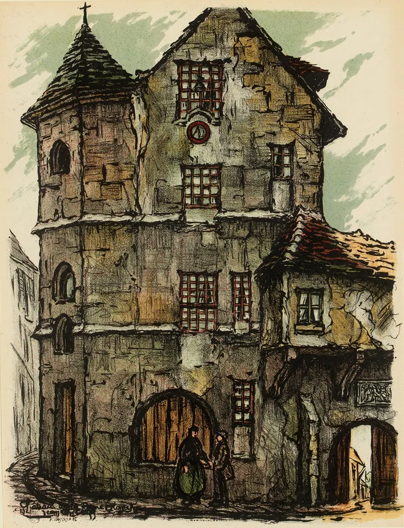 Chateau De La Reine Blanche Wall Art by Jean-Charles Contel - High-Resolution Digital Print