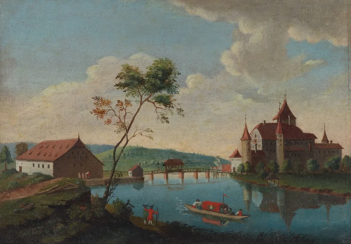 Chateau De Nydau Au Canton De Berne