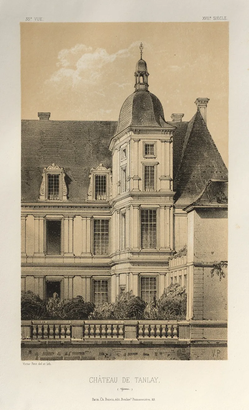 Chateau De Tanlay Yonne Wall Art by Victor Petit - High-Resolution Digital Print