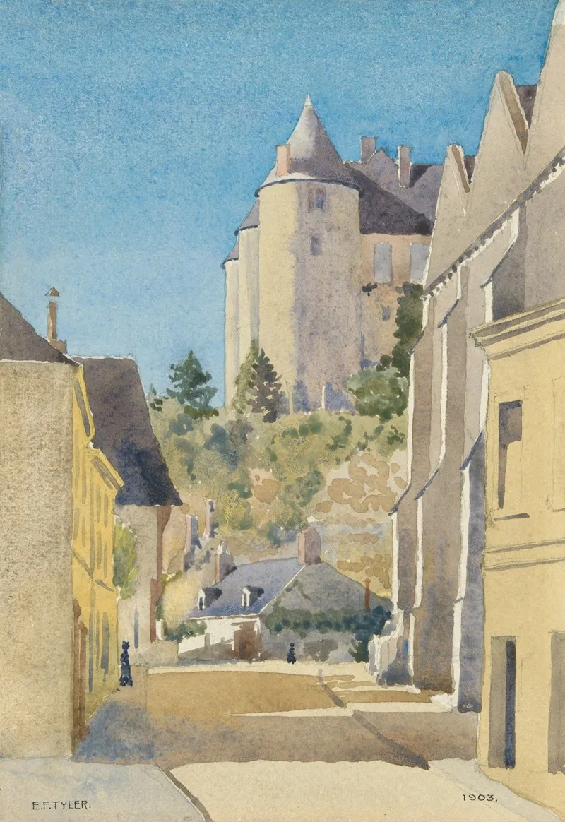 Chateau Luynes Wall Art by Ernest Franklin Tyler - High-Resolution Digital Print