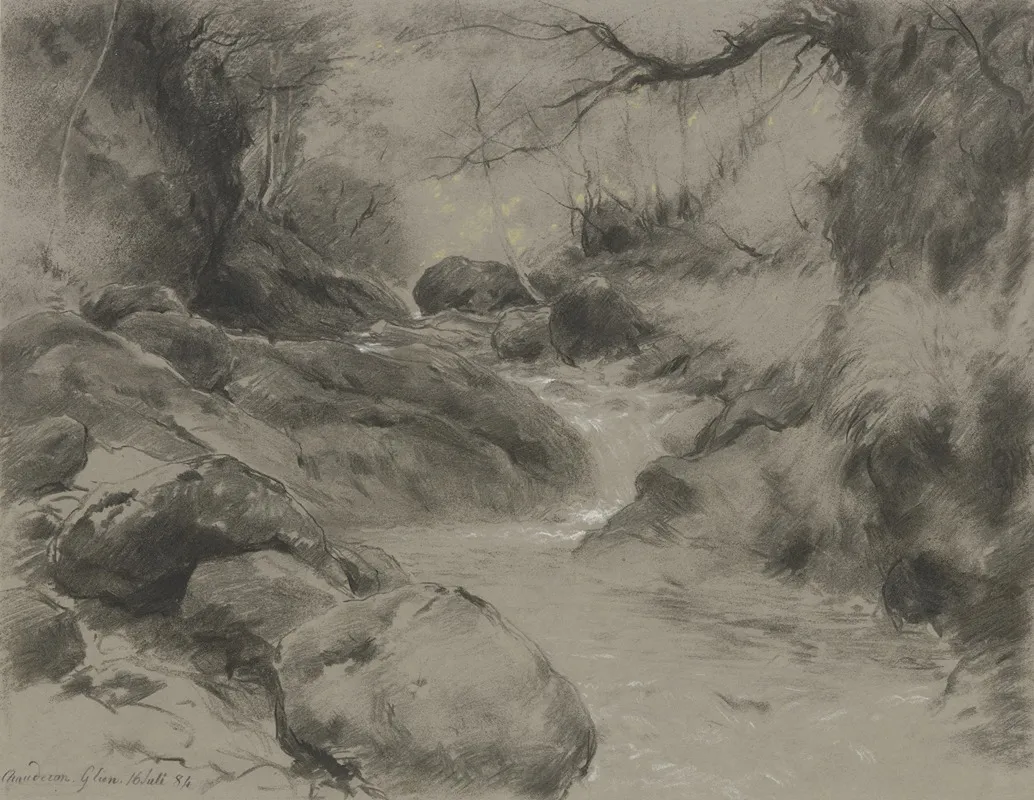 Chauderon Near Glion Wall Art by Adolf Hoeffler - High-Resolution Digital Print