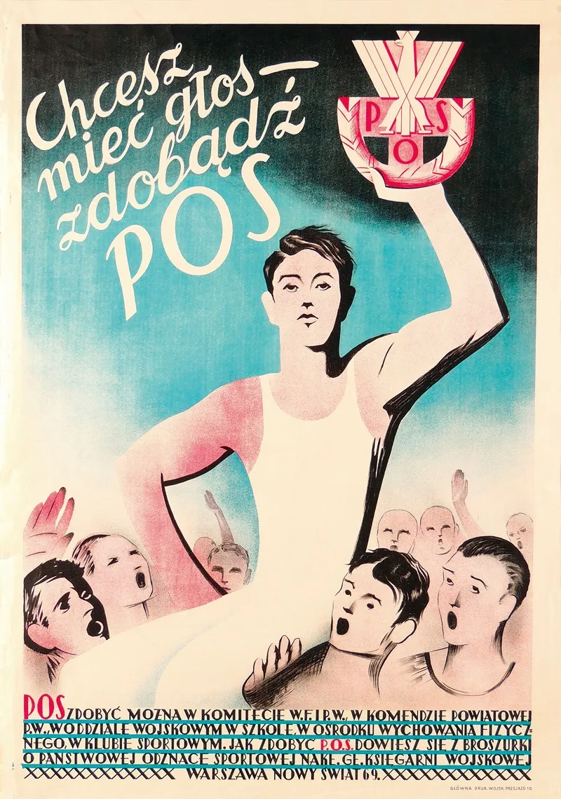 Chcesz Miec Glos Zdobadz Pos Wall Art by Bolesław Surałło-Gajduczeni - High-Resolution Digital Print