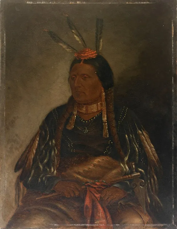 Che Tan Ce Ta Yellow Hawk Wall Art by Antonio Zeno Shindler - High-Resolution Digital Print