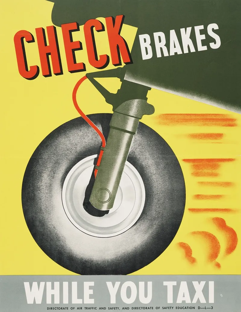 Check Brakes While You Taxi