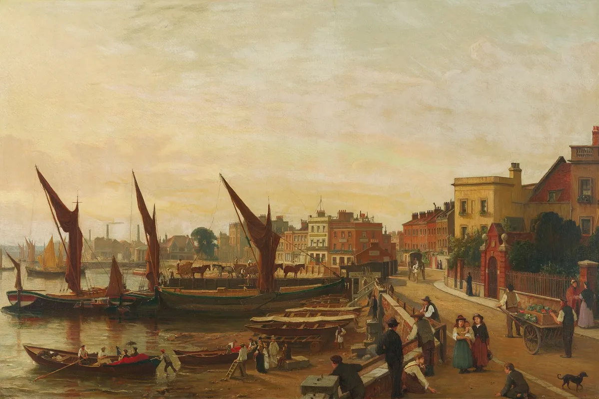 Chelsea Wharf London 2 Wall Art by Joseph Tonneau - High-Resolution Digital Print