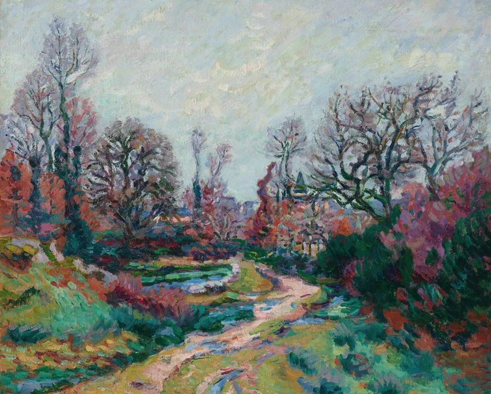 Chemin De Labreuvoir Apres La Pluie