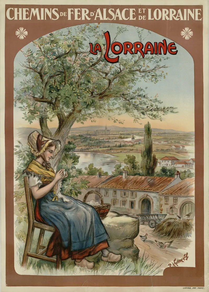 Chemins De Fer De Lest La Lorraine Wall Art by Paul-Adolphe Kauffmann - High-Resolution Digital Print