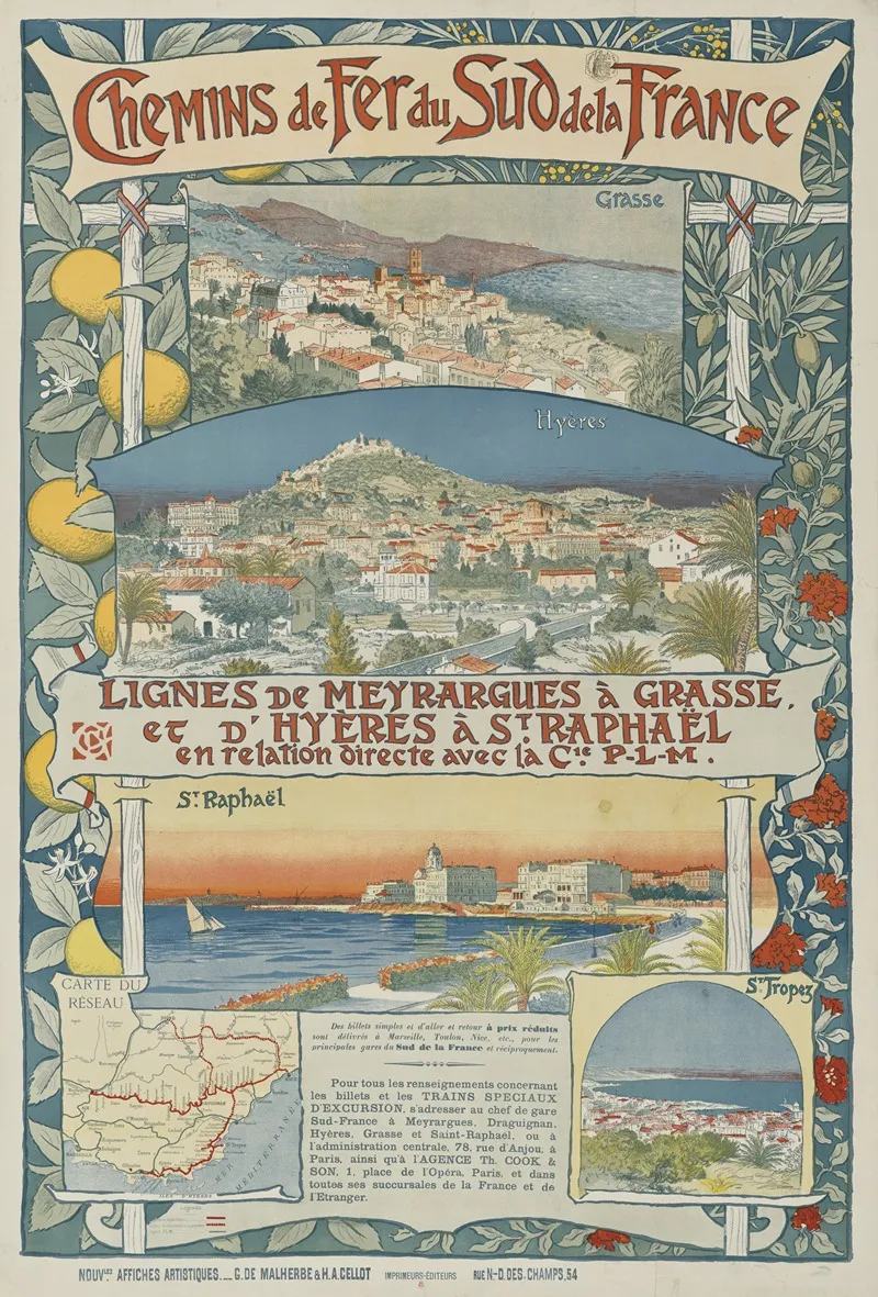 Chemins De Fer Du Sud De La France Lignes De Meyrargues A Grasse 2
