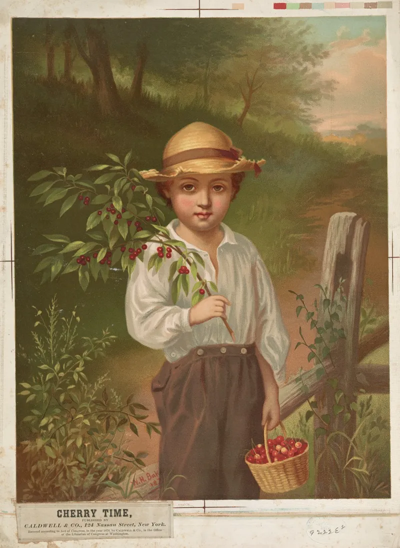 Cherry Time Wall Art by Caldwell &amp; Co. - High-Resolution Digital Print