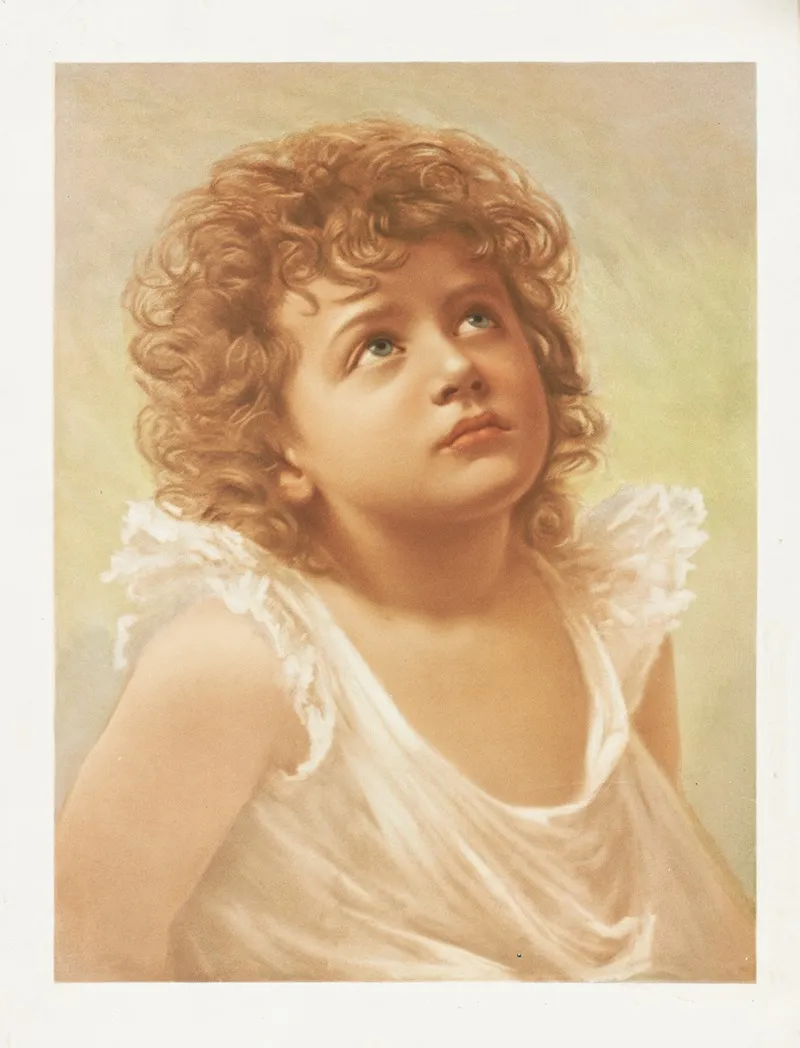 Cherubic Child Gazing Upwards