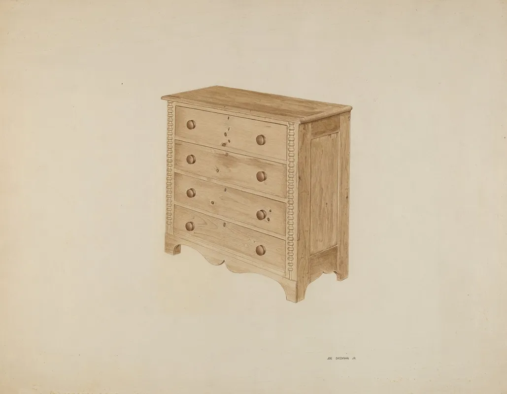 Chest Of Drawers 25 Wall Art by Joe Brennan - High-Resolution Digital Print