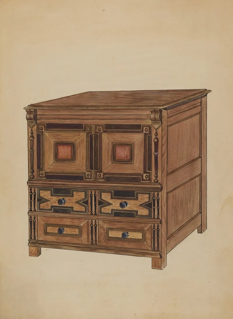 Chest Of Drawers 36 Wall Art by Thomas J. Eliot - High-Resolution Digital Print